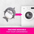 thumbnail image 3 of Happy Nappers: Pillow & Sleepy Sack: Large - Grey Shark - 66 x 30", 2-In-1: Plush Animal Opens Into Sleeping Bag, Soft Play Character, Kids 7+, 3 of 16