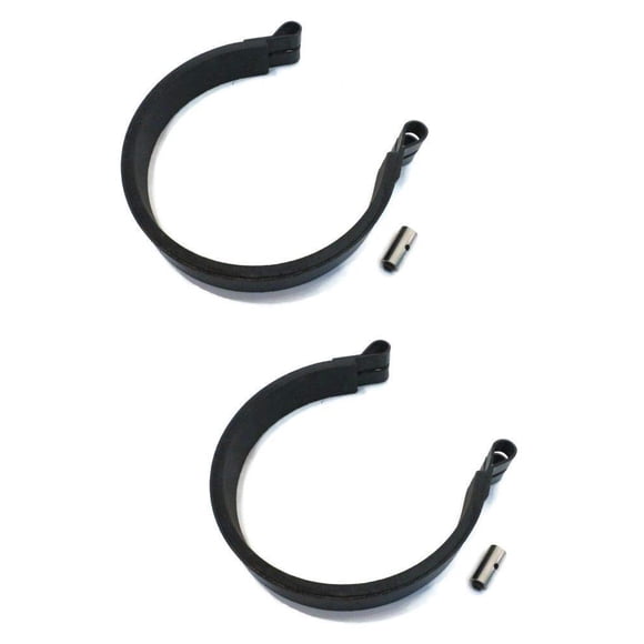 (2 Pack) Bandes de Frein 4,5 Pouces & Épingles pour Karts à Tambour, Chariot de Jardin, Mini Vélo, Yerf-Chien