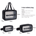 Walmart Portable PVC Toiletries Bag, 3 Pcs Waterproof Travel Pouch, Men ...
