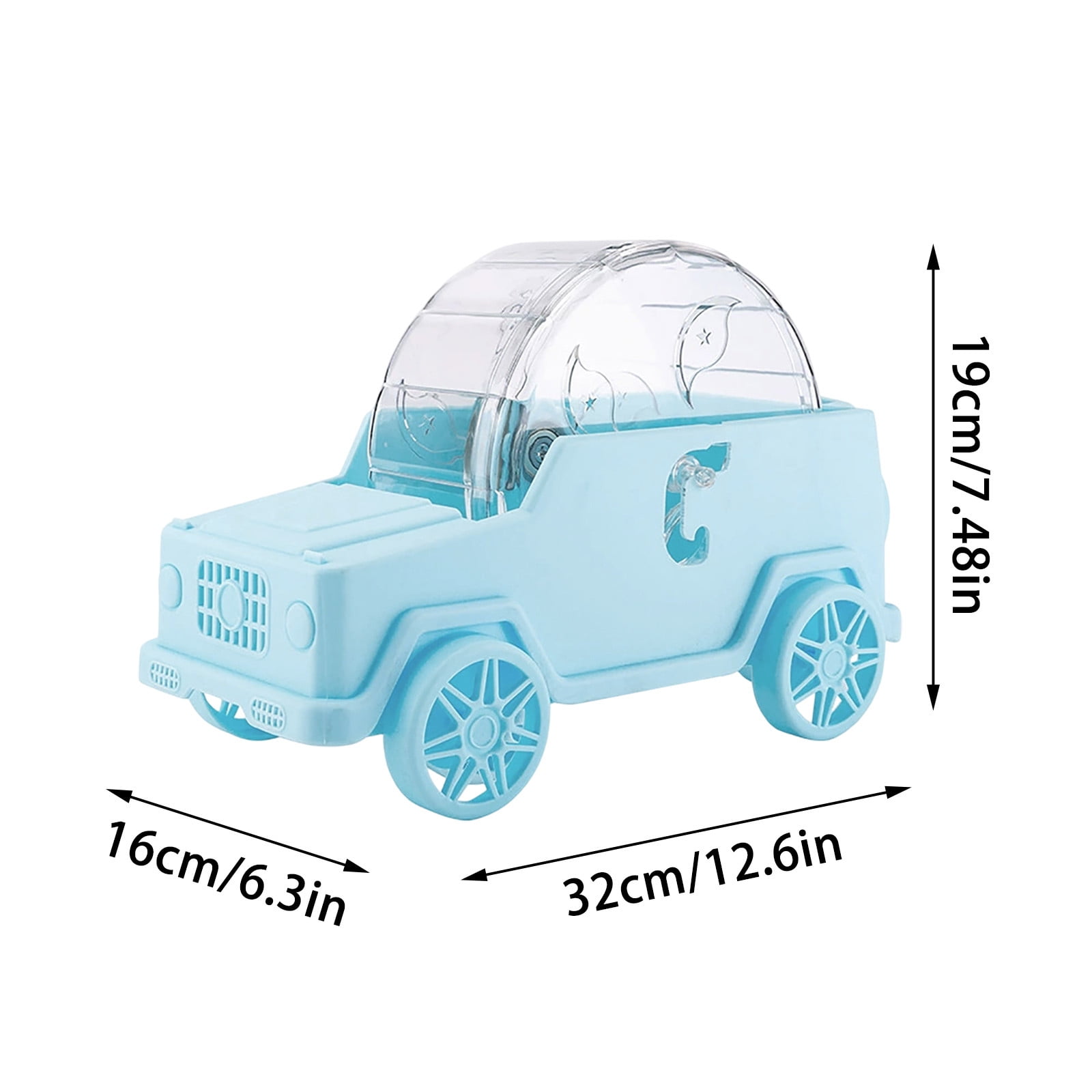 Car-Shaped Hamster Running Wheel â Durable Exercise Wheel for Small Pets, Smooth Surface & Easy-Clean Design (920g, Veterinary-Approved)