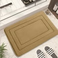 thumbnail image 3 of Bath Mat Non-Slip Absorbent Microfiber Rug with Rubber Backing for Bathroom Shower Kitchen(Khaki), 3 of 6