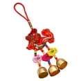 thumbnail image 5 of Mosey Spring Festival Wind Chimes Sachet Car Pendant Vibrant Color Embroidery Pattern Metal Bell Wind Chimes Hanging Decor, 5 of 8