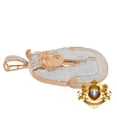 thumbnail image 6 of Genuine Diamonds Egyptian King Tut Pharaoh Charm 10K  Rose Gold Over Pendent Big 2.75', 6 of 7