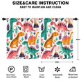 thumbnail image 2 of Blackout Kids Curtains,Cute Dinosaur Pattern Childrens Insulated Curtains Set Of 2,Bedroom Essentials,Toddler Room Decor 52x63in(132x160cm), 2 of 4
