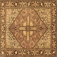 thumbnail image 1 of Ahgly Company Indoor Square Persian Brown Traditional Area Rugs, 6' Square, 1 of 4