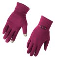 thumbnail image 3 of Women Warm Touchscreen Gloves Fleece Lined Windproof Winter Gloves (Fuchsia), 3 of 5