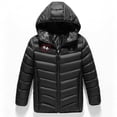 thumbnail image 4 of LOVZFMLL Jackets for Girls USB Intelligent Constant Temperature Heated Windproof Plus Size Coat For Kids Winter 3 Heated Jacket Coat 8-9 Years, 4 of 9