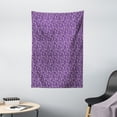 thumbnail image 1 of Floral Tapestry, Botanical-Theme of Blossoms in Violet Shades, Wall Hanging for Bedroom Living Room Dorm Decor, 40W X 60L Inches, Quartz Champagne, by Ambesonne, 1 of 2