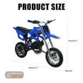 thumbnail image 2 of Floseru 49cc 2-Stroke Kids Dirt Bike, Mini Bike for Kids & Adluts, Dirt Bike Racing 40KM/H, Gas Power Motocross, Off Road Mini Motorcycle, Children Pocket Bike, Dirt Bikes Load 220LBS, 2 of 8