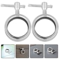 thumbnail image 1 of TEHAUX 2Pcs Metal Barbell Clamp Collars Secure Locking Spring Clips for Dumbbell Workouts, 1 of 7