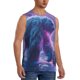 thumbnail image 2 of Fotbe Mystical White gorilla Jungle Men's Camiseta sin Mangas Estampada para Hombres, Playera Casual para Gimnasio, Entrenamiento, Playa-Large, 2 of 7