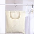 thumbnail image 3 of Canvas Clothespin Bag, Portable Reusable Oxford Cloth Hanging Storage Organizer, Laundry Clothes Pin Holder with an Extra-Large Hook for Hanging and Effortlessly Slidingwith, 3 of 9