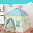 thumbnail image 6 of Vacemry Under $5 Children Play Tent, Flower House Princess Castle, Indoor Outdoor Playhouse for Kids, Portable Fabric Hideaway with Storage Bag, 6 of 6