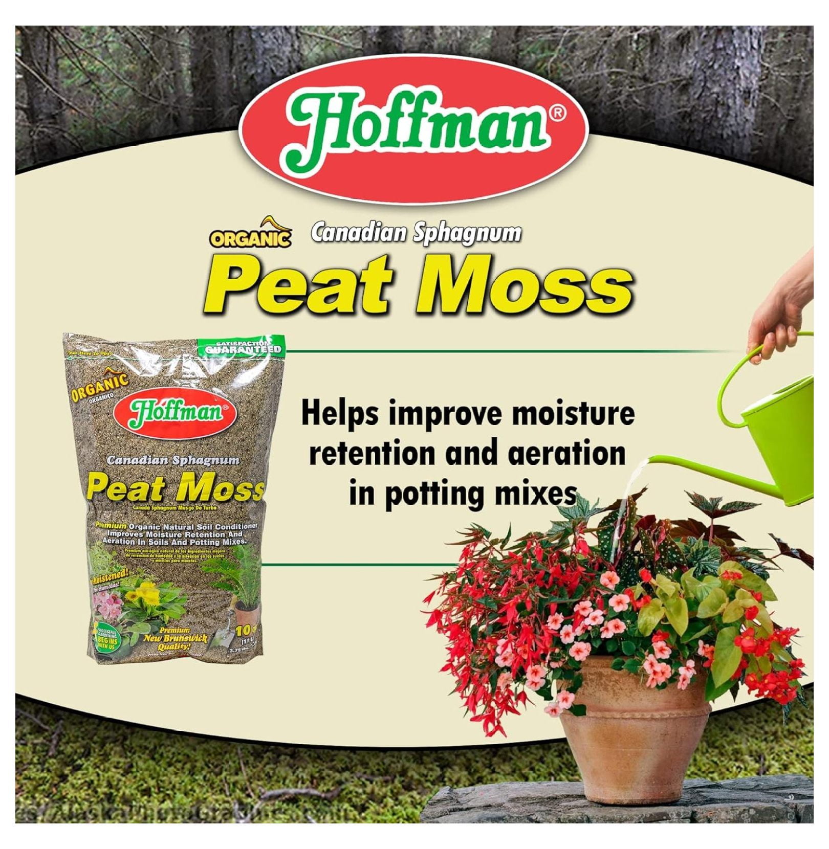 YOSITiuu 15503 Canadian Sphagnum Peat Moss, 10 Quarts (5-Pack)