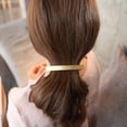 thumbnail image 6 of Long Strip Elegant Slim Barrette Party Wedding Prom Hair Clip Daily Hair Jewelry Golden, 6 of 8