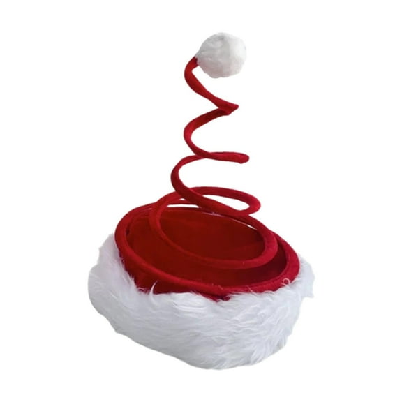 Segolike Christmas Spring Hat, Funny Festival Prop, Santa Claus Hat for New Year, Cosplay without Light