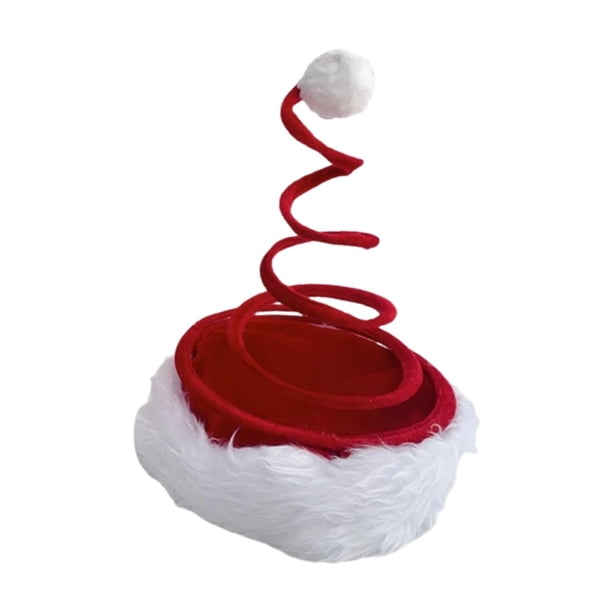 Sombrero de Papá Noel, divertido disfraz, ligero, suministros para la cabeza, Navidad, primavera Sin luz