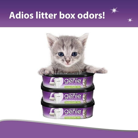 Litter Genie Ultimate Cat Litter Odor Control Pail (3 (Best Place For A Litter Box In A Small Apartment)