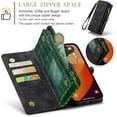 thumbnail image 4 of For iPhone 15 Pro Max Wallet Case,Zipper Folio Leather Case Wallet with Card Holder,Strap Wristlet,Detachable Magnetic Protective Back Case for iPhone 15 Pro Max 5G 6.7 Inch, 4 of 7