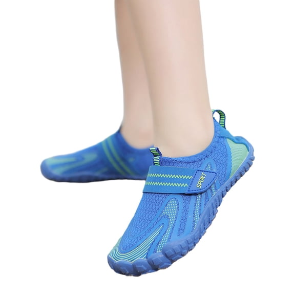 uikmnh Kids Water Shoes Non Slip Outdoor Beach Wading Sneakers for Boys Girls Size:9.5-10 Years