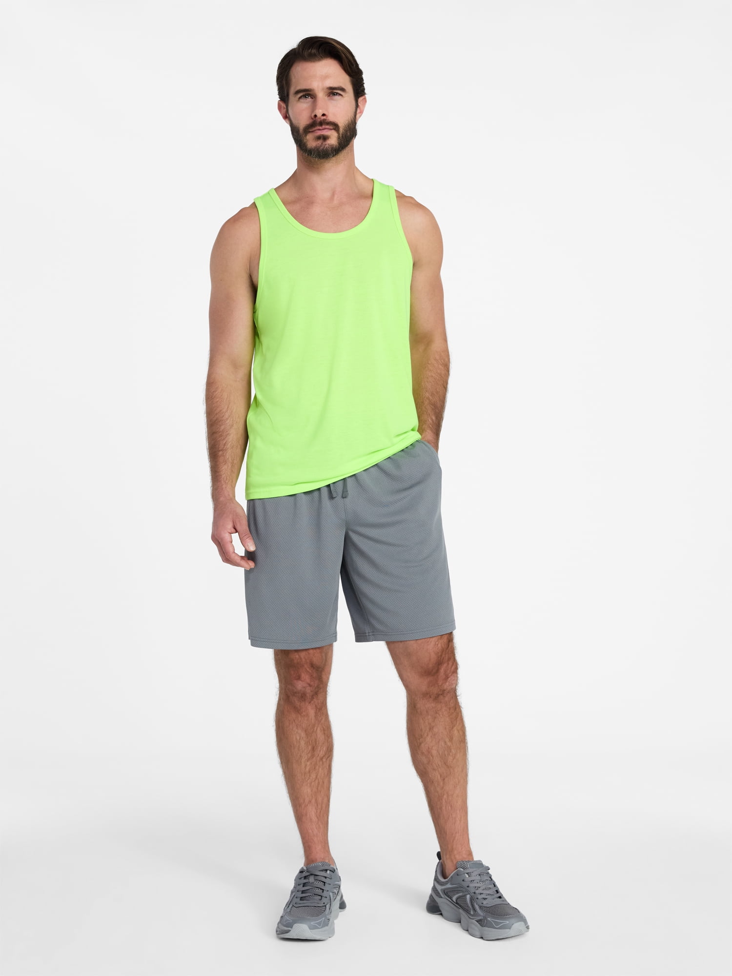 Athletic Works Men's and Men's Big & Tall Tri-Blend Tank Top, Sizes XS-4XLT