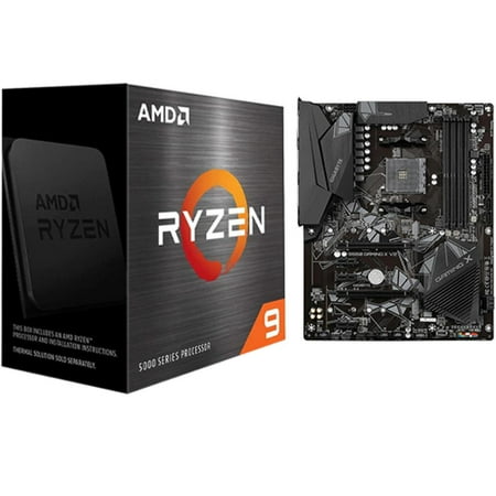 AMD Ryzen 9 5950X 16-core 32-thread Desktop Processor + MSI B550M PRO-VDH WIFI Desktop Motherboard