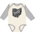 thumbnail image 3 of Inktastic Ohio Music Notes Boys or Girls Long Sleeve Baby Bodysuit, 3 of 5