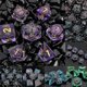 thumbnail image 2 of Dargon Eye Dice Set with Movable Glowing Liquid Cores - Board Game Accessories 7-Piece Swirling Resin RPG Dice for D&D/MTG 2025, 2 of 5