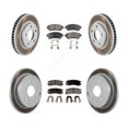 thumbnail image 1 of Transit Auto Front Rear Coated Disc Brake Rotors and Semi-Metallic Pads Kit for Car 2002-2004 Pontiac Montana FWD with rear brakes KGF-100546, 1 of 11
