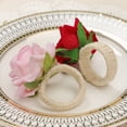 thumbnail image 4 of Anillos de Servilleta Florales Elegantes - 6 unidades para Bodas, Comidas Oficiales y Decoración del Hogar, 4 of 11