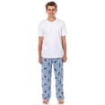 thumbnail image 2 of Disney Stitch Pajama Pants Striped Men's Lounge Sleep Bottoms, 2 of 5