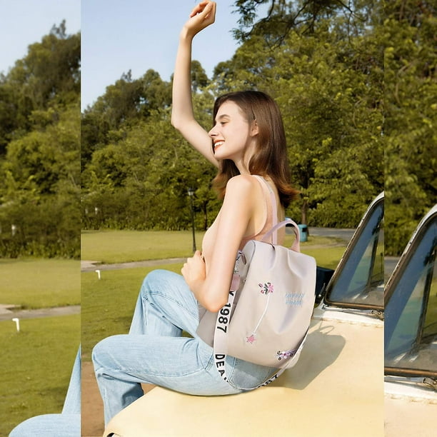 Mochila Bolso De Hombro para Mujer Bolso para Ninas Bolsos Escolares Antirrobo Bolsos De Hombro Escolares para Mujer Mochilas Escolares para Viajes Campus Universidad Viajero Impermeable Bodega Aurrer...