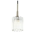 thumbnail image 3 of Woodbridge Lighting Regent Park 1-Light Glass Pendant in Nickel, 3 of 5