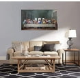 thumbnail image 5 of HFDF the Last Supper Canvas Wall Art Decor Famous Painting Print Long Pictures Poster Canvas Art for Living Room Bedroom Office Dinning Room 10x8inch Framed, 5 of 6