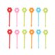 thumbnail image 1 of 4/12Pcs Fruit Forks Floral Design Cartoon Plastic, 1 of 6