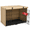 Beige-24.0"L x 18.0"W x 19.3"H, variant on Dog Crate Cover Black 24"L x 18"W x 20"H Double Door Pet Kennel Protector