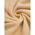 thumbnail image 6 of Sxiwei Kids Girls Long Sleeves Fleece Lined Ballet Dance Gymnastic Leotard Solid Color Bodysuit Mock Neck 150, 6 of 7