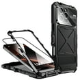 thumbnail image 2 of Dteck for iPhone 16 Pro Max Case with Tempered Glass Screen Protector, Full-Body Military Grade Rugged Shockproof Cover with Kickstand and Full Glass Camera Lens Protector 6.9-inch,Black, 2 of 10
