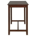 thumbnail image 3 of Riverbay Furniture Rubberwood Espresso Brown Pub Table Rectangular 27.25"W x 23.75"D x 36"H Unassembled, 3 of 6