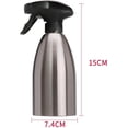 thumbnail image 3 of Pulverizador de aceite de oliva de acero inoxidable, duradero y práctico compañero de cocina para una alimentación saludable, diseñado para controlar la pulverización de niebla fina sin goteos,, 3 of 6