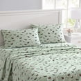 thumbnail image 2 of Juego de Sábanas Laura Ashley de Franela de Algodón para Cama Individual con Diseño Holiday Pups, 2 of 9
