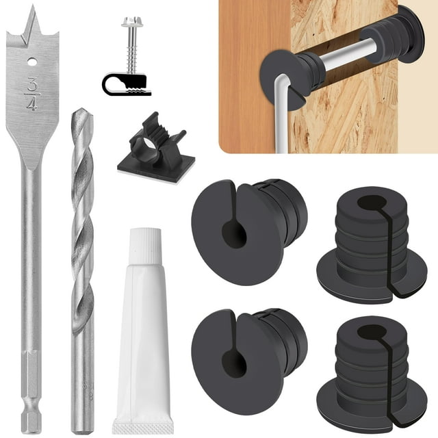 Kit de enrutamiento de cables Starlink con arandelas para orificios de pared de 3/4 de pulgada