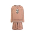 thumbnail image 4 of Life Is Good Women's Soft Long Sleeve Logo Sweater and Shorts Pajama Set (Himalayan Pink/To-Go Cup, XL), 4 of 4