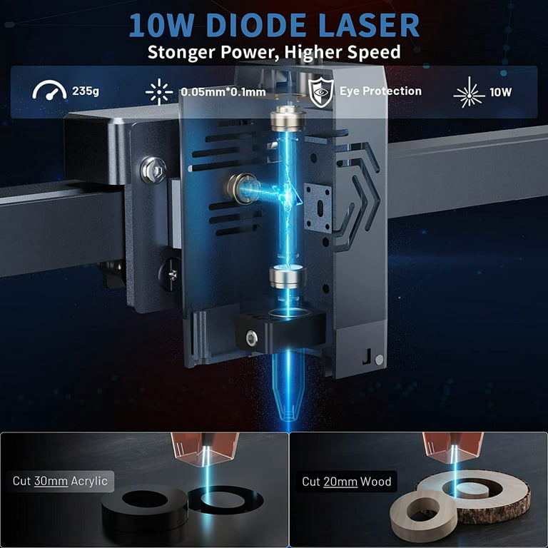 Ortur Laser Master 3 10W Laser Cutter & Engraver