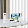 thumbnail image 1 of Wireless Weather Station Digital Thermometer Hygrometer Indoor Outdoor Forecast Transmitter History Data Memory Accurate Monitor One for on, 1 of 8