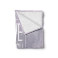 thumbnail image 2 of Live Laugh Love Soft Flannel Fleece Throw Blanket, Greyscale Polygonal Pattern Background with Rectangular Frame Words, Cozy Plush for Indoor and Outdoor Use, 50" x 60", Pale Grey White, by Ambesonne, 2 of 5