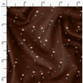 thumbnail image 2 of Soimoi Pure Silk Brown Fabric By the Yard - 42 Inch Wide - Rose Floral Pattern Textile - Romantic and Delicate Designs for Stylish Projects Printed Fabric, 2 of 6