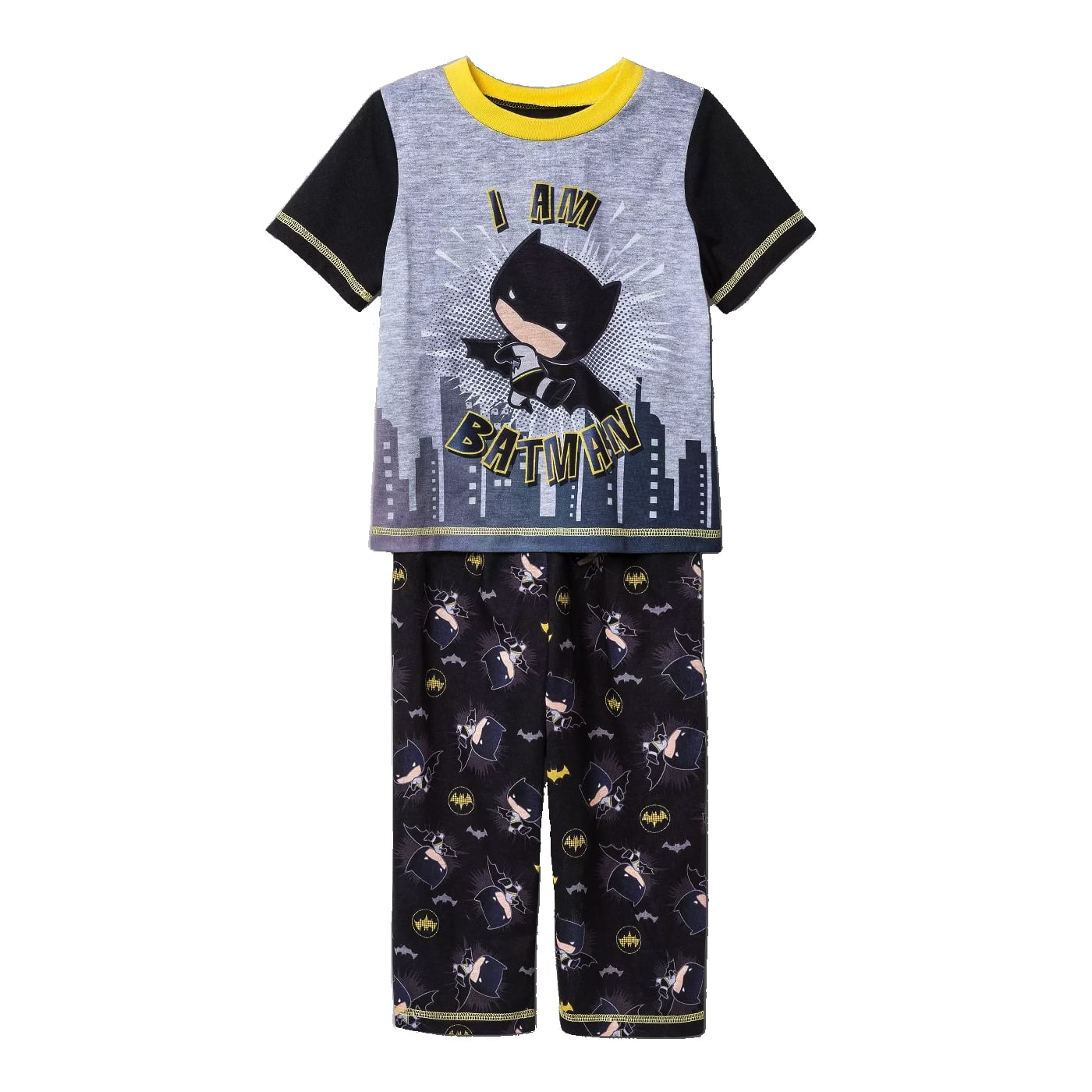Details about   BATMAN Toddler Boys '2-PC Pajama Set 