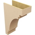 thumbnail image 5 of 12"W x 24"D x 36"H Classic Pescadero Rough Cedar Woodgrain TimberThane Corbel, Primed Tan, 5 of 6