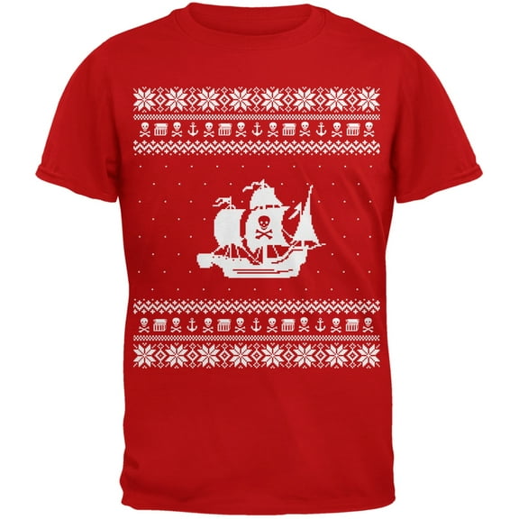 Pirate Ship Red T-Shirt